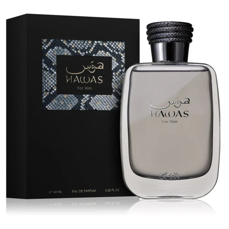 حواس (للرجال) ماء عطر 100 مل رصاصي