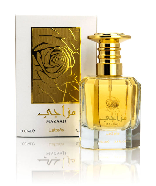 {{ BOIS_DIRIS }} - {{ AROMA_SCENT}} Eau de Parfum MAZAAJI 100ml de Lattafa