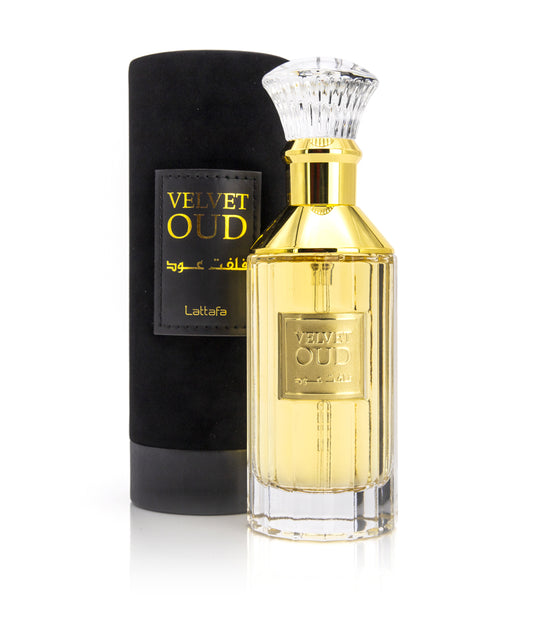 {{ BOIS_DIRIS }} - {{ AROMA_SCENT}} Eau de Parfum Velvet Oud 100 ml de Lattafa